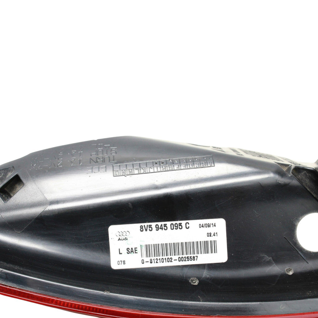 2015-2016 Audi A3 S3 Rear Left Outer Tail Light Lamp LED 8V5945095C OEM