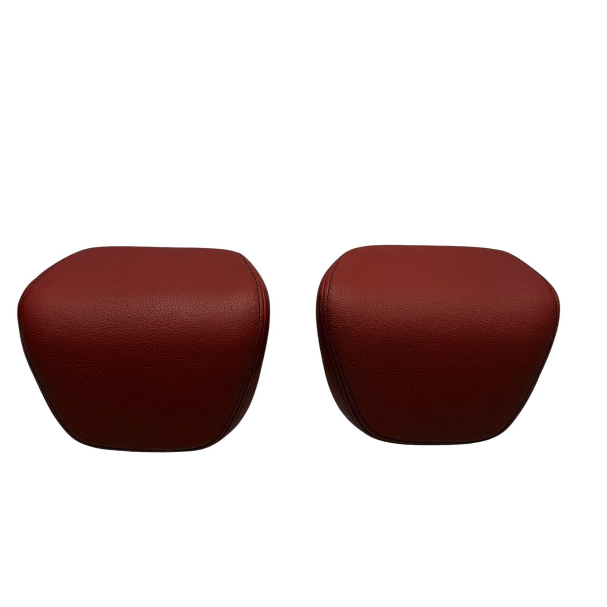 2014-2016 BMW 435i Grand Coupe Red Leather Rear Headrest Pair OEM