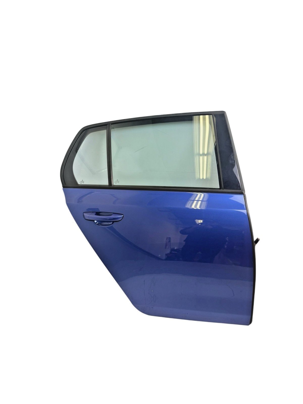 2010 - 2014 VOLKSWAGEN GOLF R GTI RIGHT REAR DOOR ASSEMBLY BLUE METALLIC LR5Z