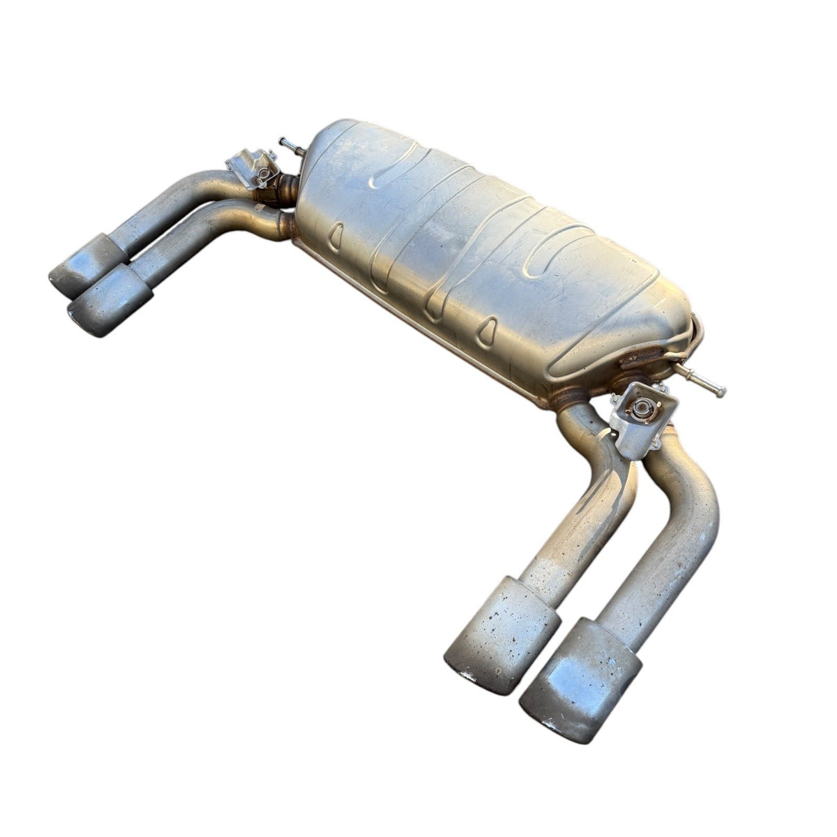 2015-2020 Audi S3 Muffler Quad Tip OEM Muffler Cut Out