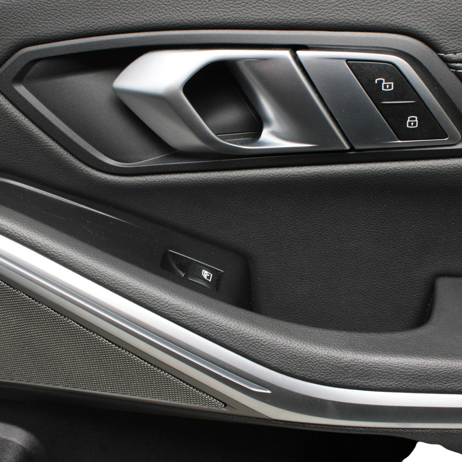 2020-2025 BMW M340i G20 Front Right Interior Door Panel Trim Black Black