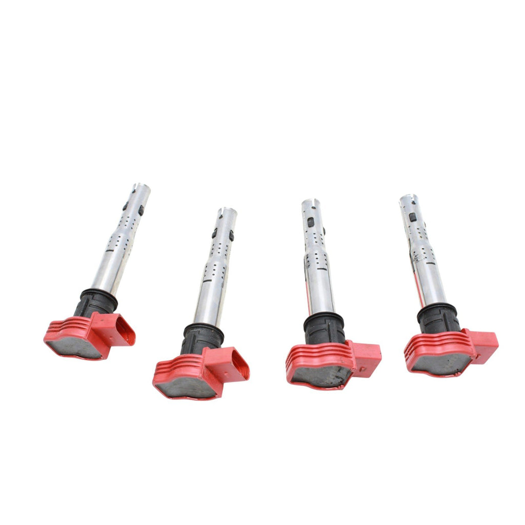2008-2014 Audi Volkswagen APR Upgraded Ignition Coil Red- Set of Four MS100208