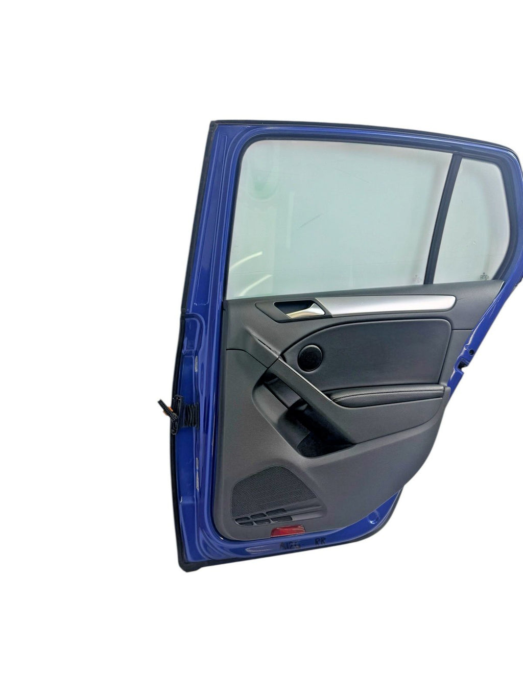 2010 - 2014 VOLKSWAGEN GOLF R GTI RIGHT REAR DOOR ASSEMBLY BLUE METALLIC LR5Z