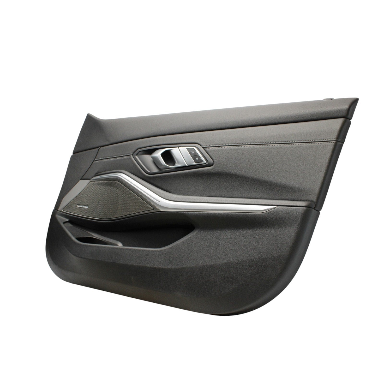2020-2025 BMW M340i G20 Front Right Interior Door Panel Trim Black Black