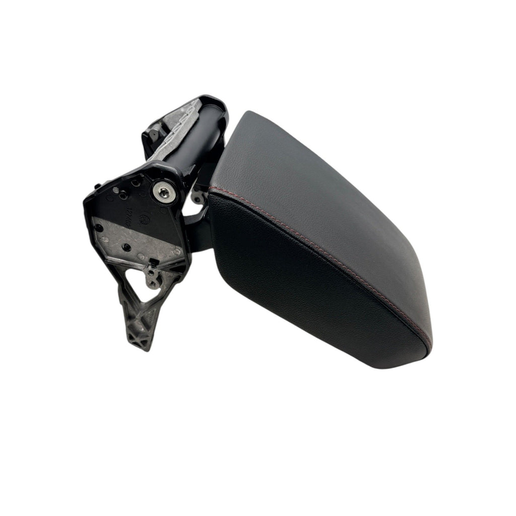 2015-2021 Volkswagen Golf R GTI Center Armrest Black w/Red Stitching