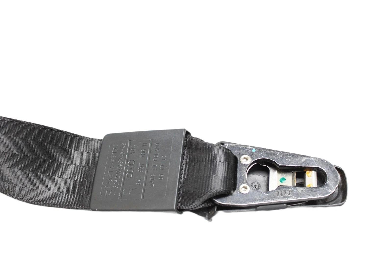 2009-2016 AUDI A4 S4 FRONT RIGHT PASSENGER SEATBELT / SEAT BELT RETRACTOR BLACK