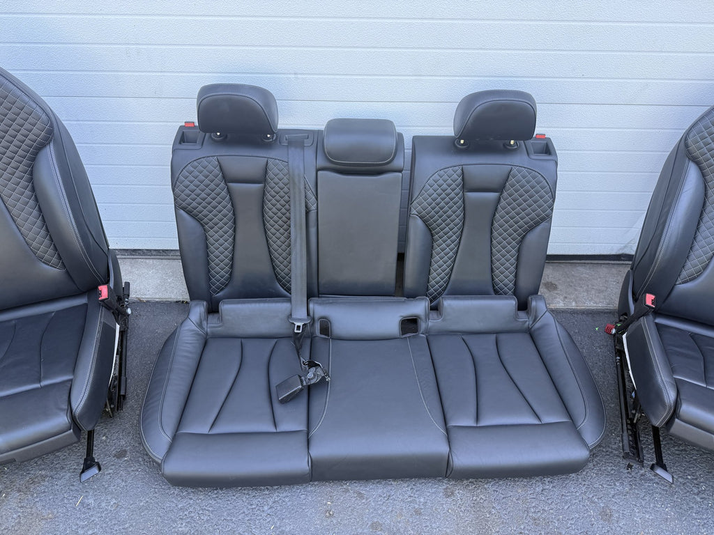 2017-2020 Audi S3 Front & Rear Seats - Airbag Deployed