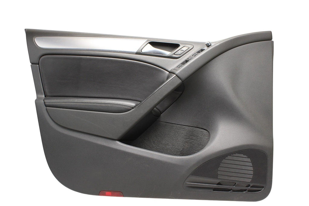 2012 - 2013 VOLKSWAGEN GOLF R FRONT LEFT DRIVER DOOR PANEL WITH ALUMINUM TRIM