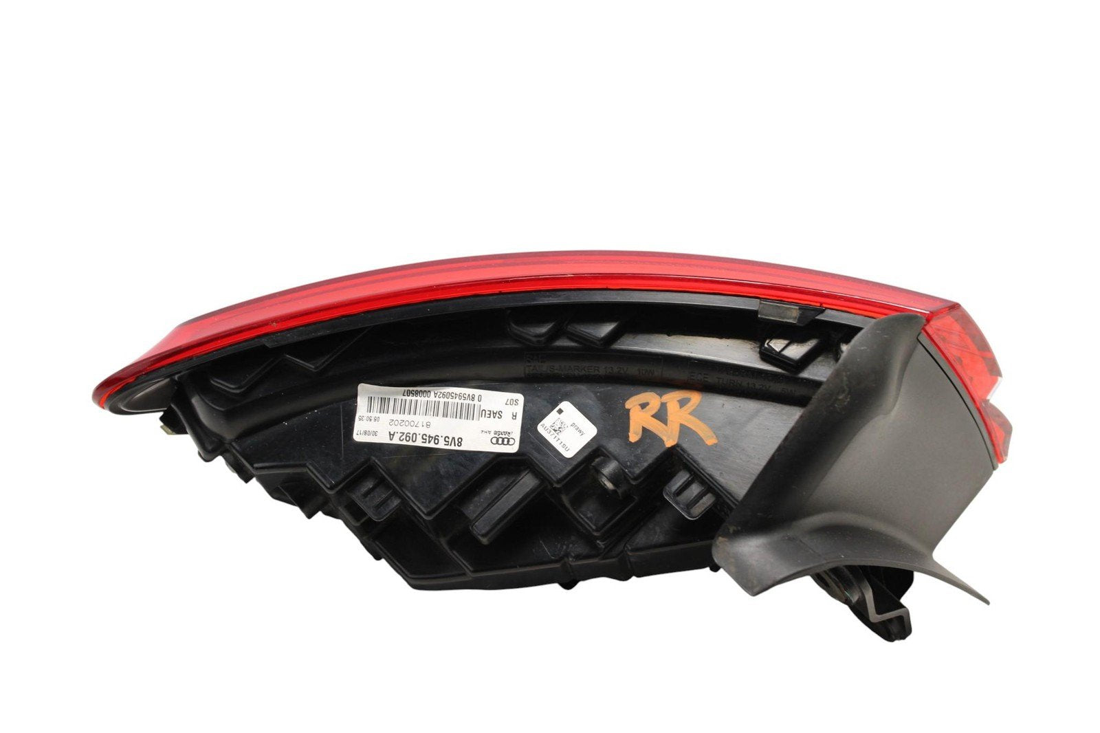 2017-2020 Audi A3 S3 RH Passenger Tail Light Outer Dynamic 8V5945092A OEM