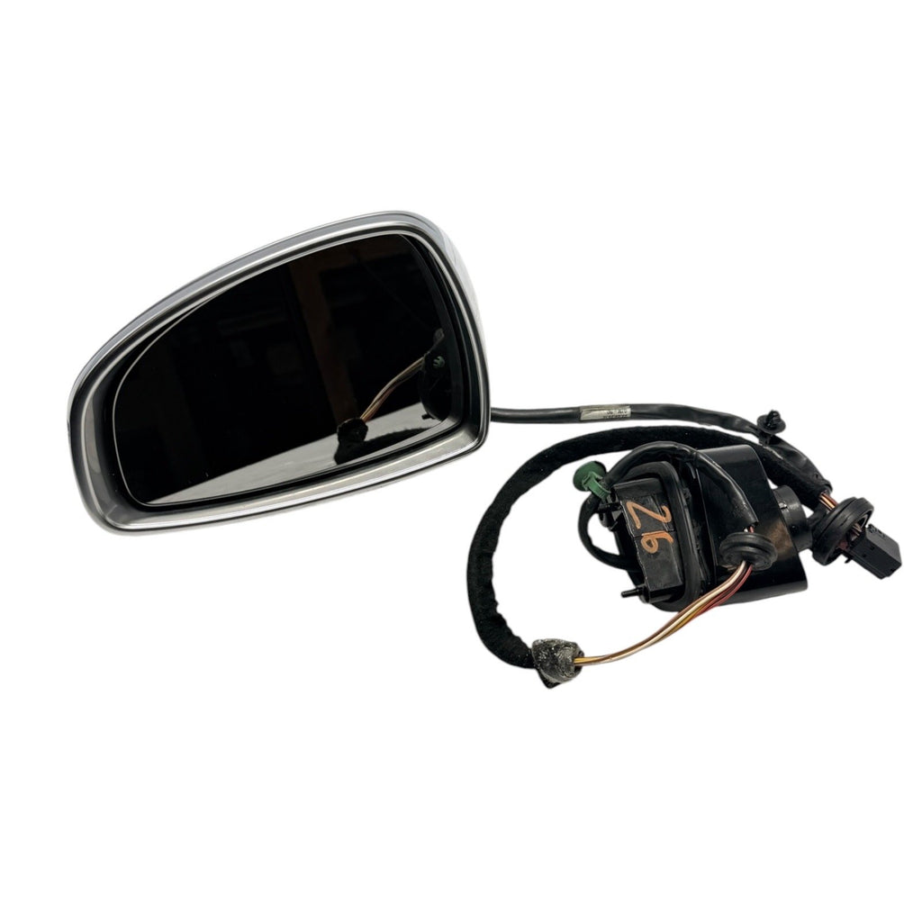 2008-2015 Audi TTS Mk2 Left Driver Door Mirror with Aluminum Housing OEM