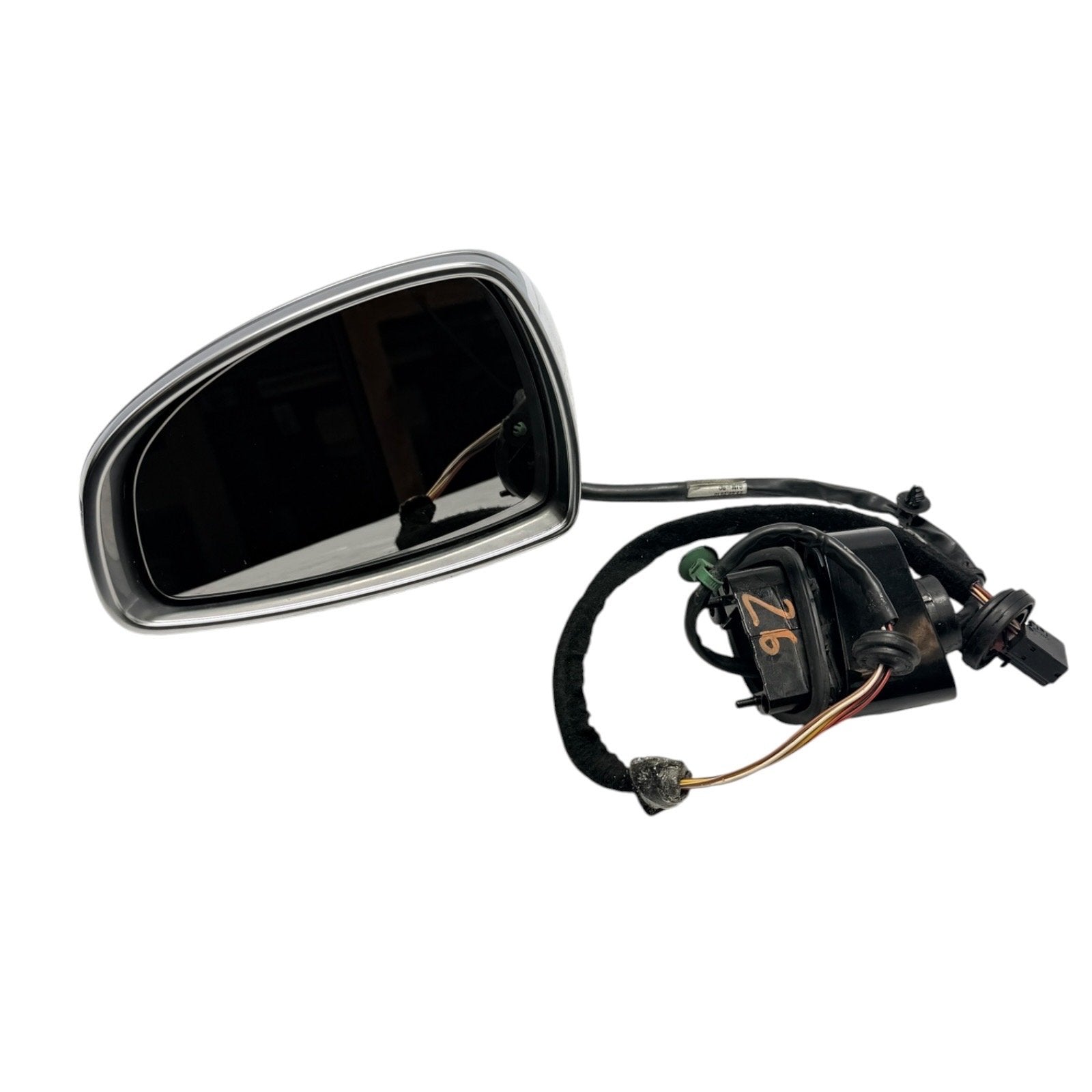 2008-2015 Audi TTS Mk2 Left Driver Door Mirror with Aluminum Housing OEM