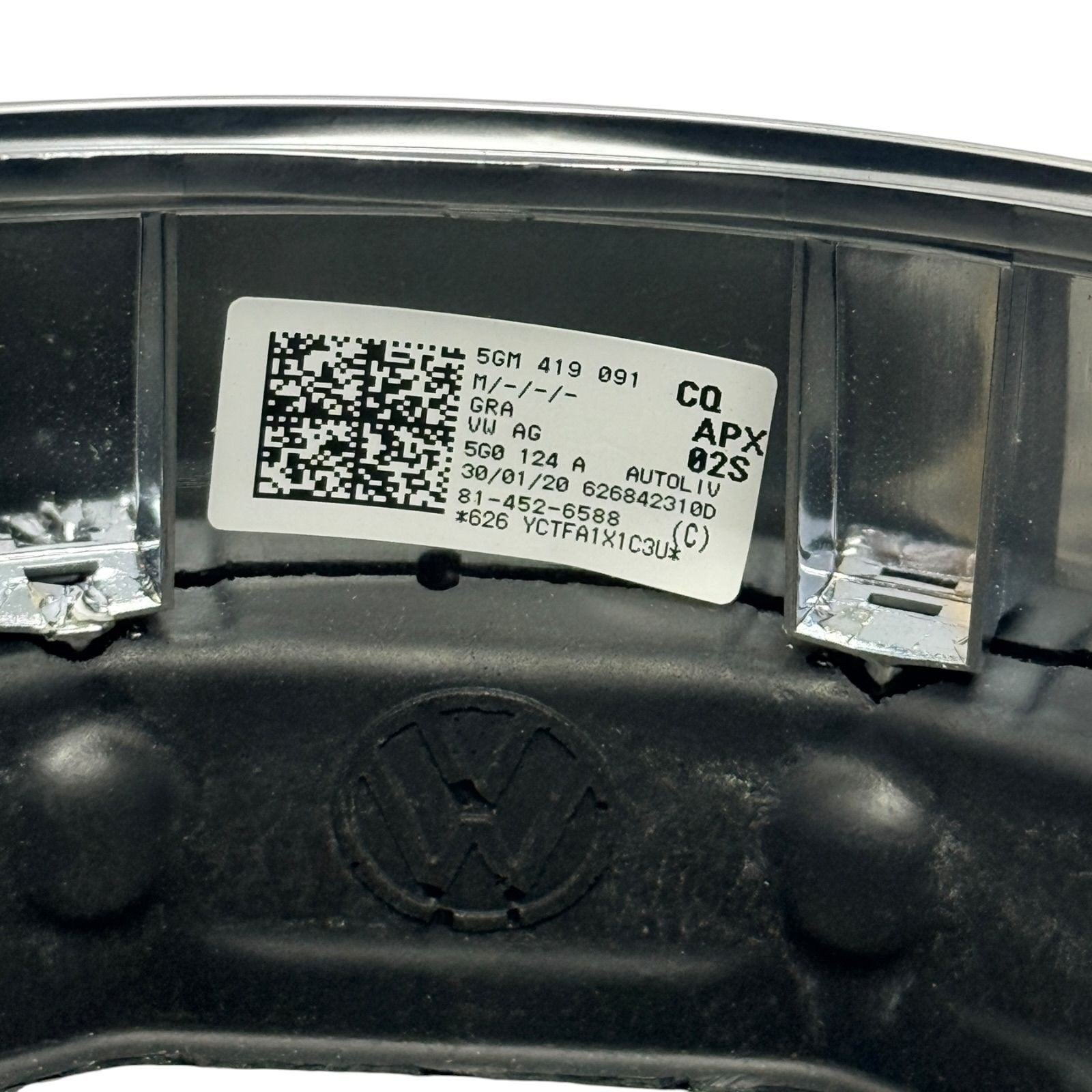 2015-2021 Volkswagen GTI Black Leather Steering Wheel W/ Control Switch OEM