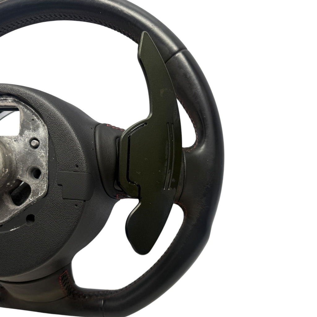 2008-2015 MK2 Audi TTS OEM Steering Wheel Black Flat Bottom Paddle Shifters