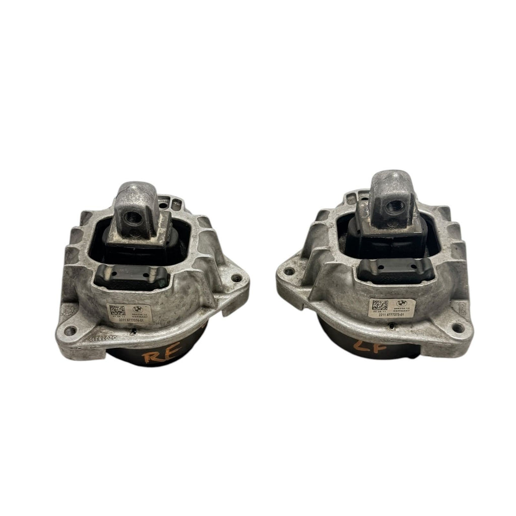 11-16 BMW F12 F10 550i 4.4L N63 AWD SET OF 2 LEFT & RIGHT ENGINE MOTOR MOUNT OEM