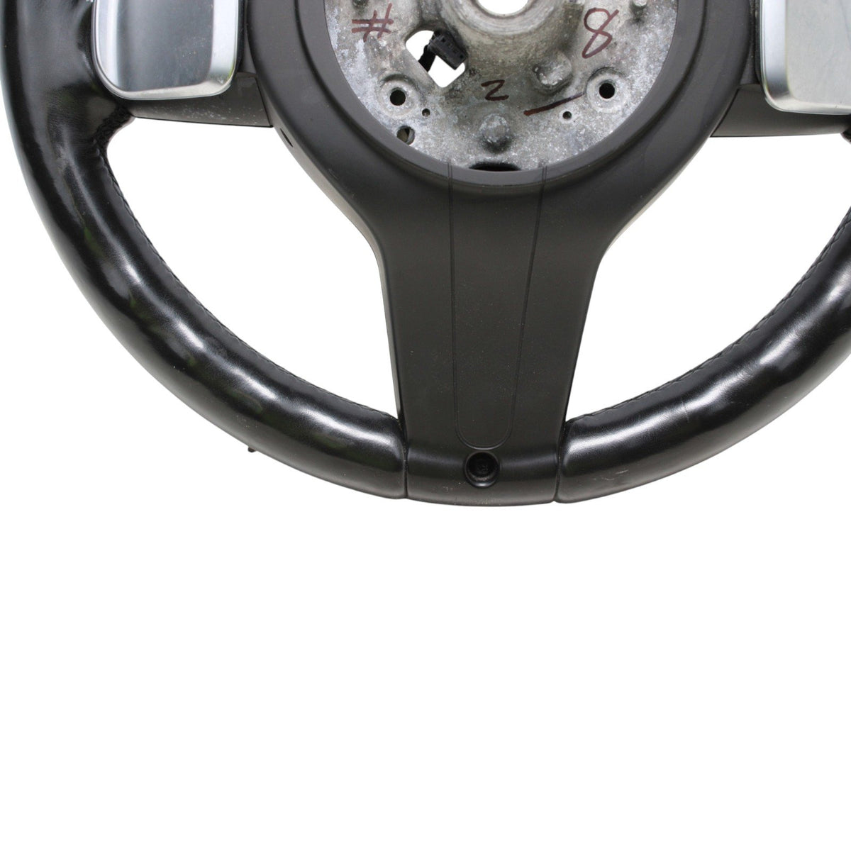 OEM BMW F23 F30 F32 F36 Steering Wheel Heated M Sport Black Leather w/Shifters
