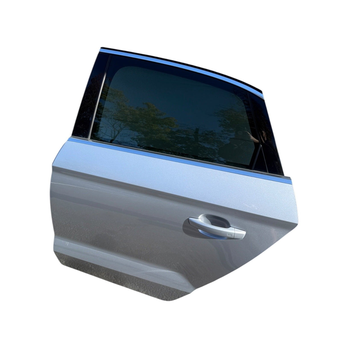 2015-2020 Audi A3 S3 RS3 Left Driver Rear Door Shell Assembly Silver LZ9G OEM
