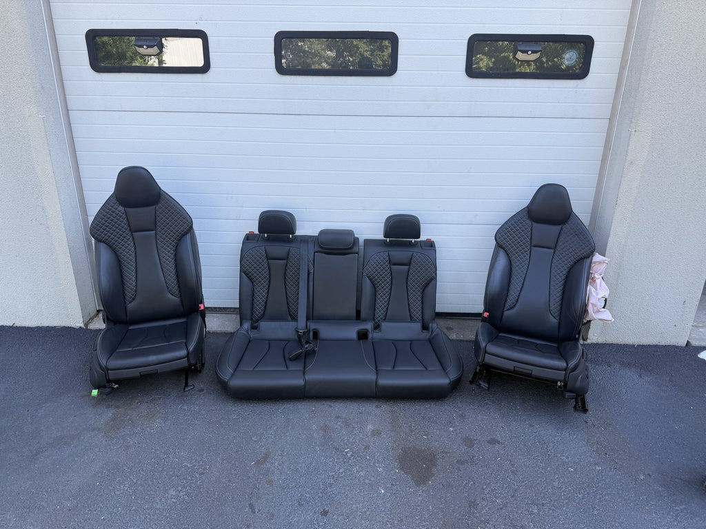2017-2020 Audi S3 Front & Rear Seats - Airbag Deployed