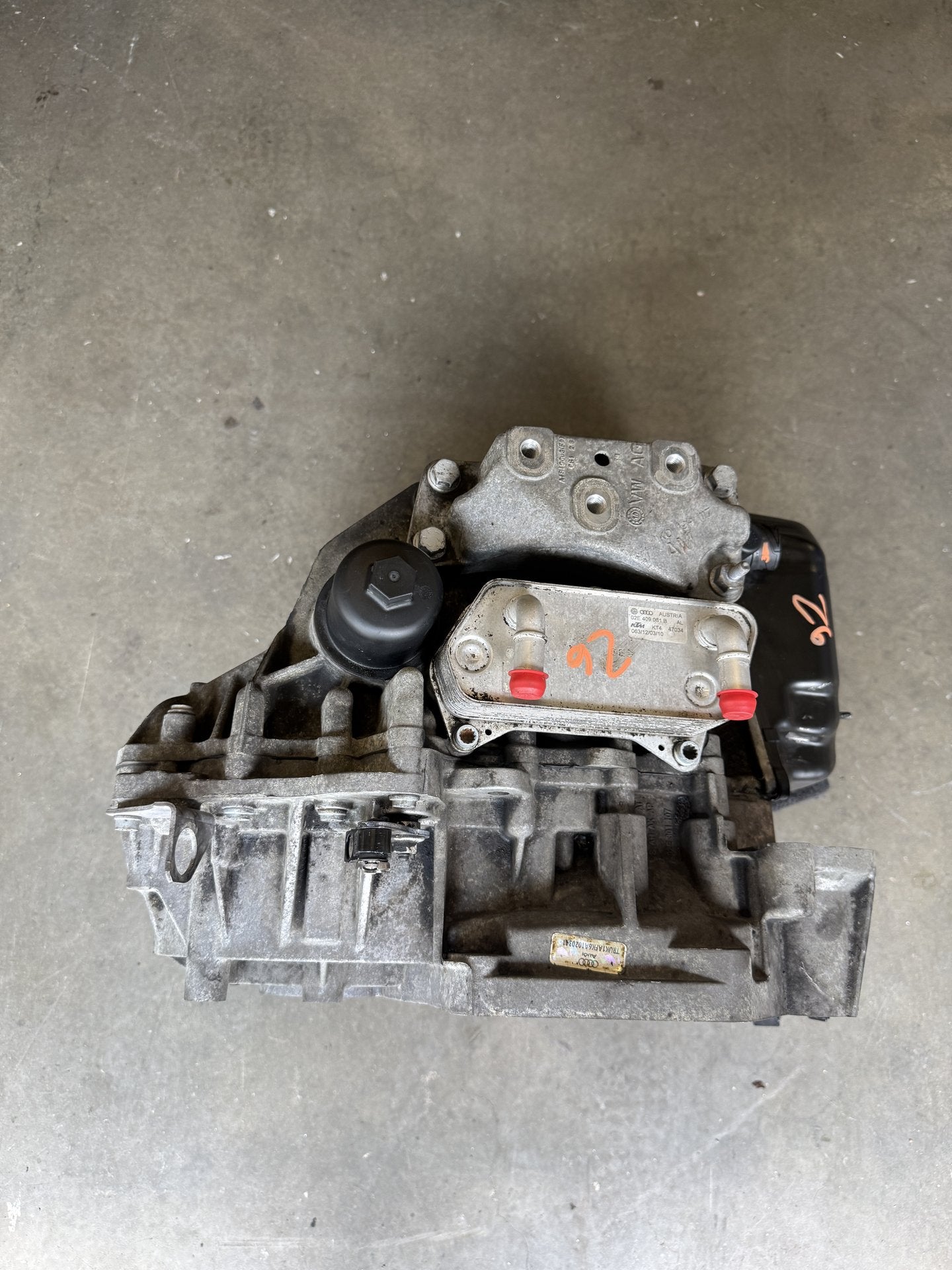 2008-2010 Audi TT TTS Quattro AWD 6 Speed Automatic KNN Transmission 157K Miles
