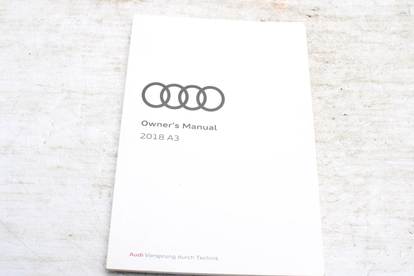 GENUINE AUDI A3 S3 2017 - 2020 OWNERS MANUAL HANDBOOK WALLET PACK