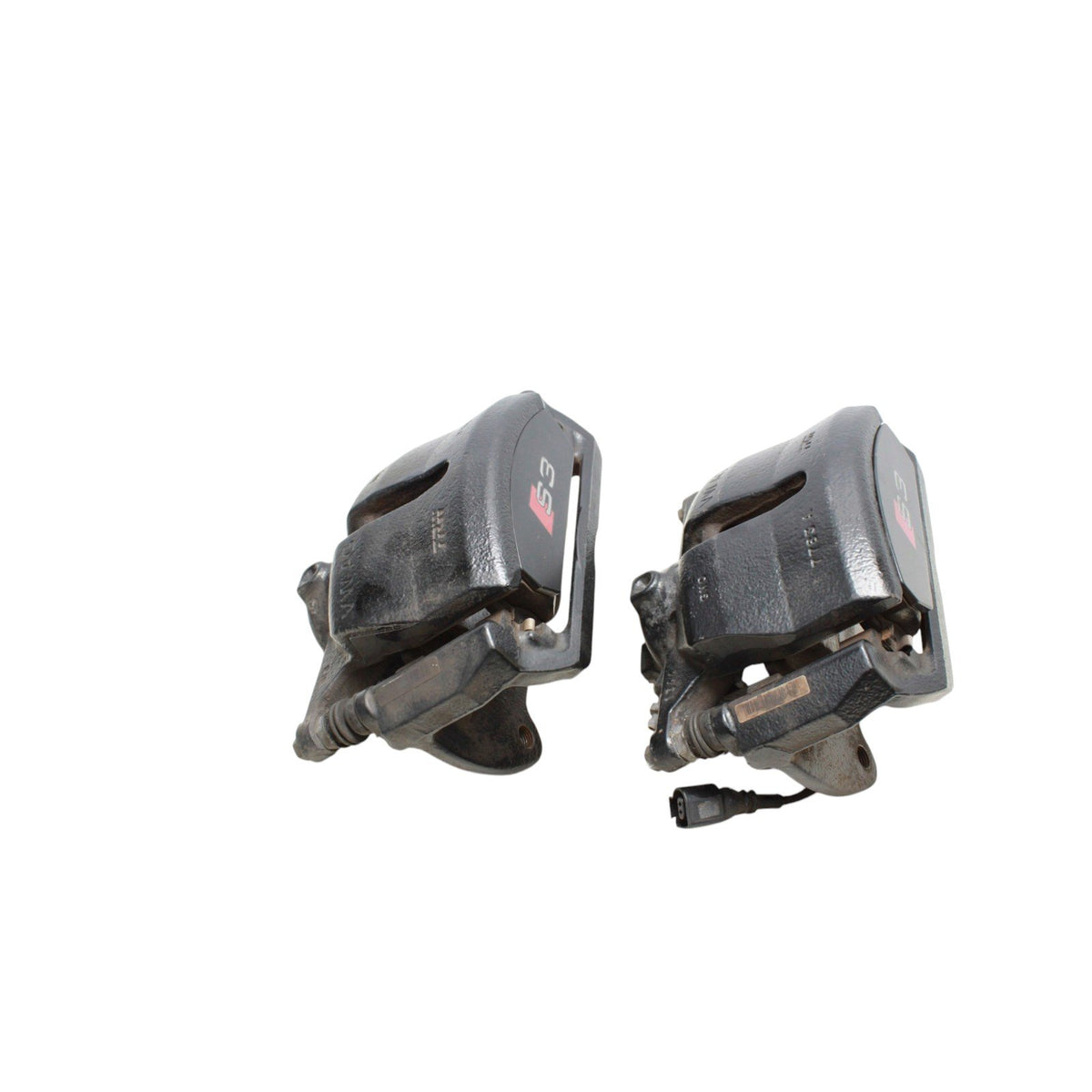 2015-2020 Audi S3 Front Left and Right Brake Caliper Set Black OEM 340mm