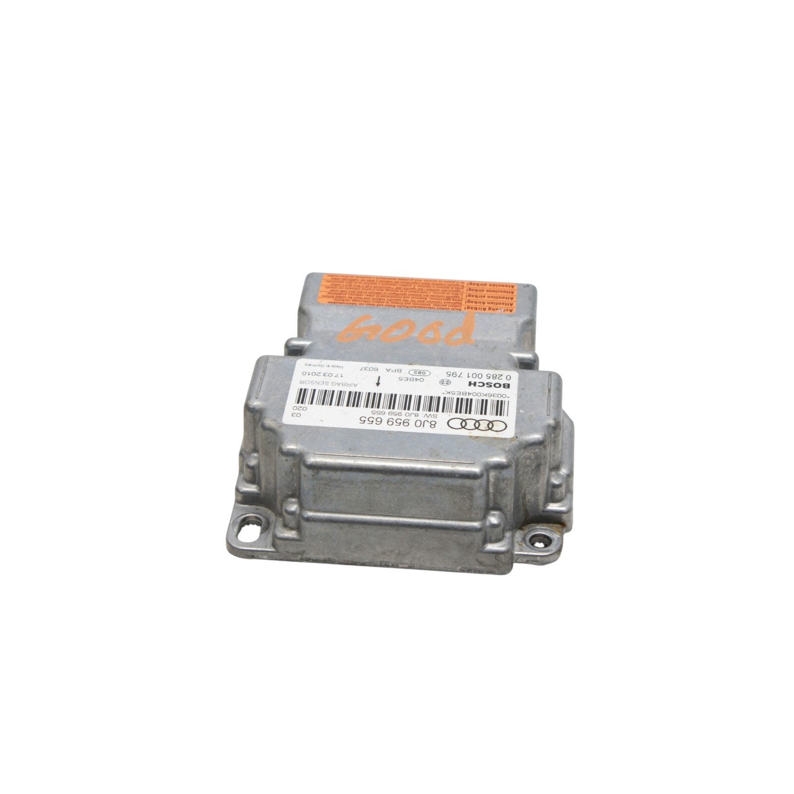 2009-2015 Audi TT TTS TTRS SRS Computer Control Module Unit 8J0959655 *No Codes