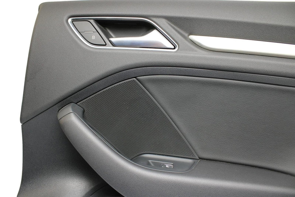 AUDI A3 S3 REAR RIGHT PASSENGER SIDE INTERIOR DOOR PANEL ASSEMBLY 2017 - 2020 RH