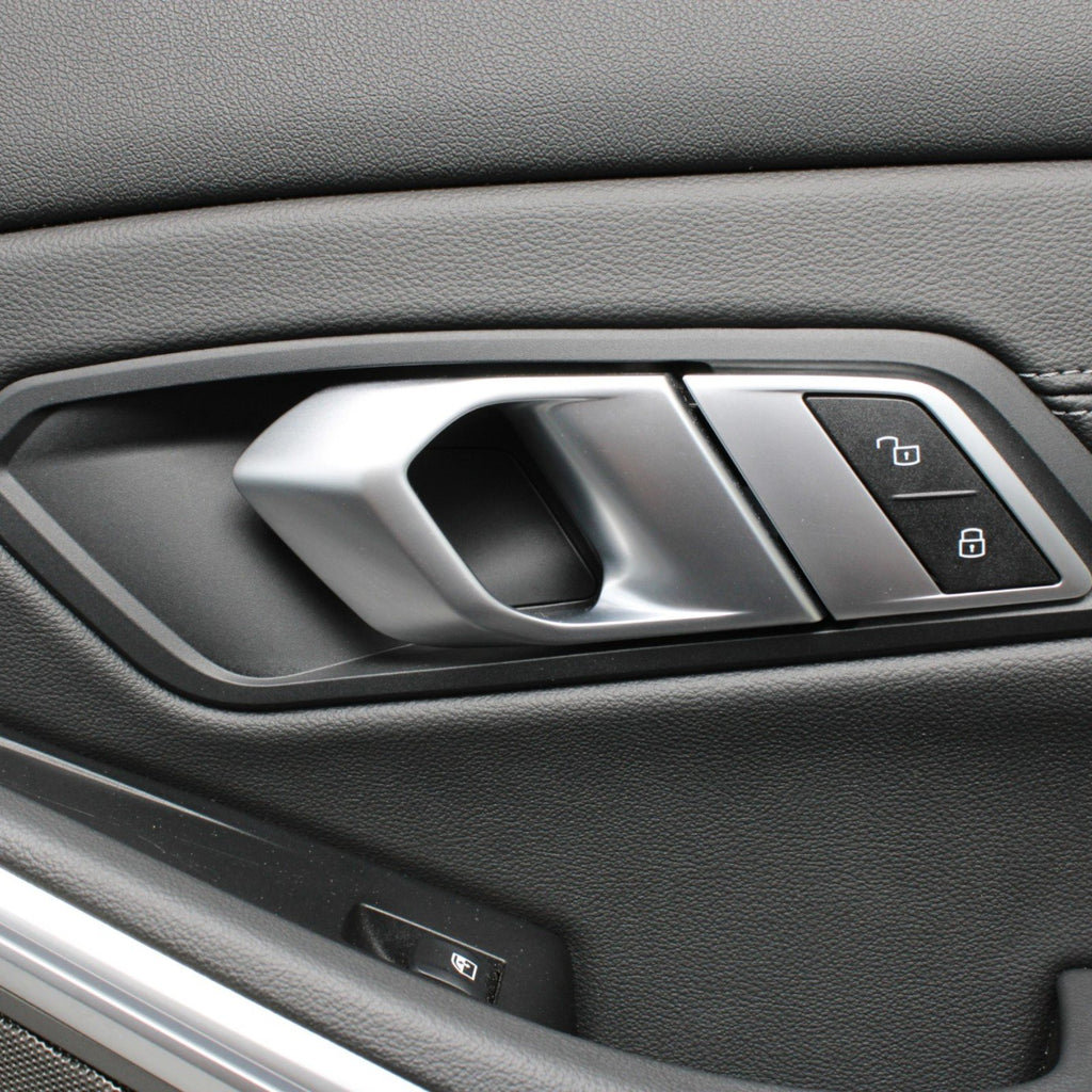 2020-2025 BMW M340i G20 Front Right Interior Door Panel Trim Black Black
