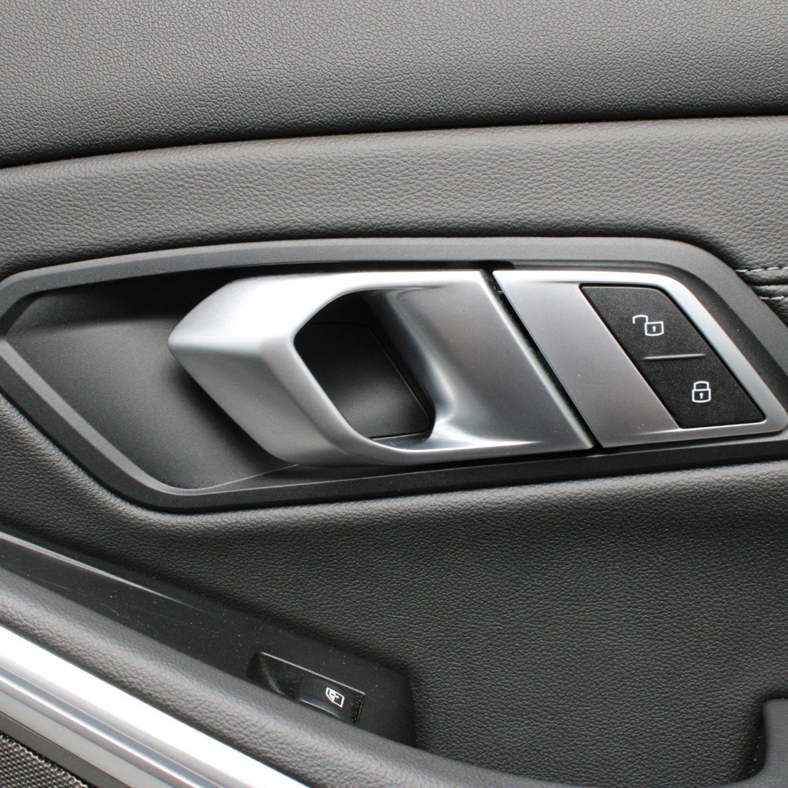 2020-2025 BMW M340i G20 Front Right Interior Door Panel Trim Black Black