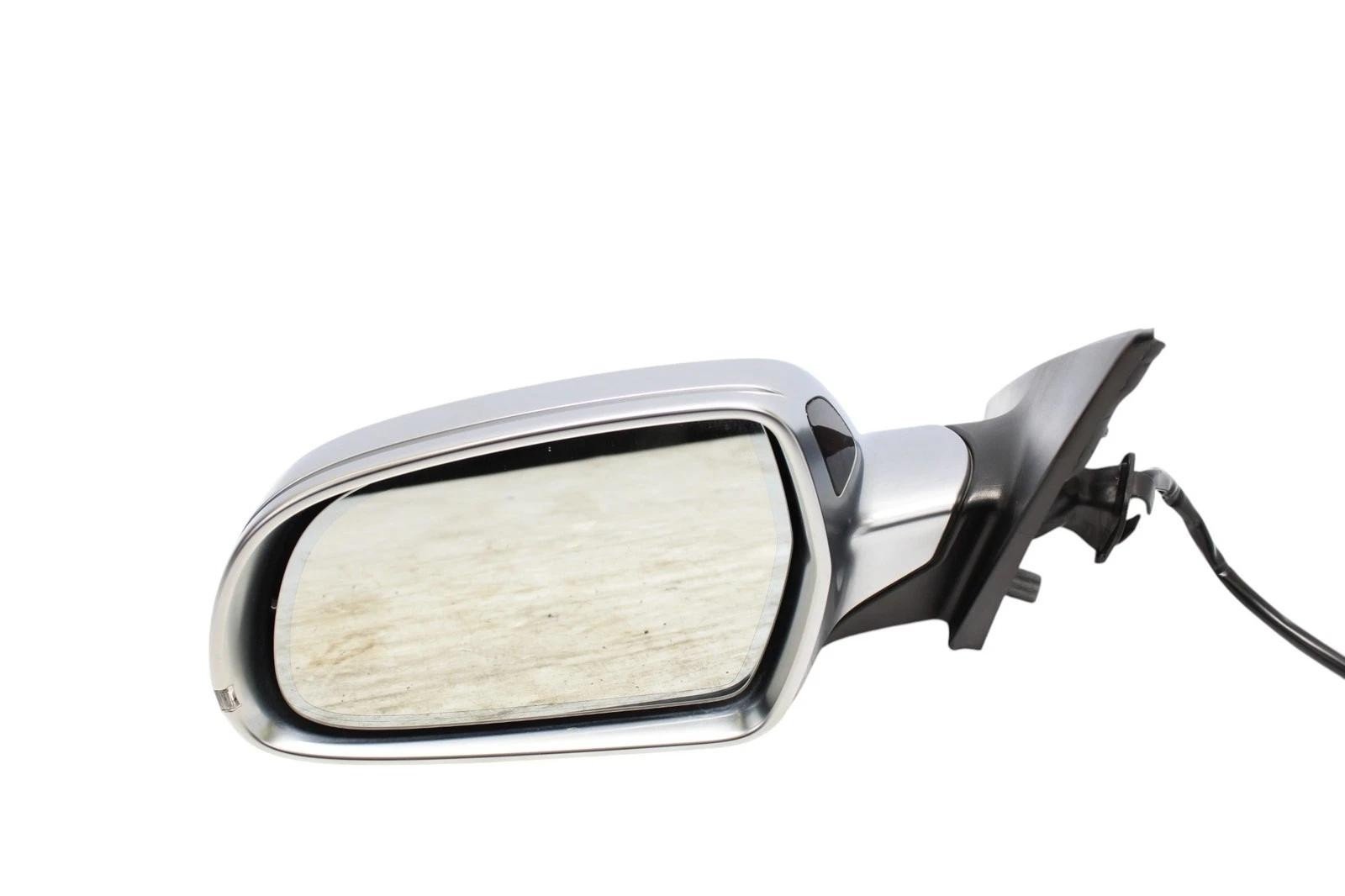 09-16 Audi B8 S4 A4 Front Left Driver Door Mirror Aluminum Autofold/Blind Spot