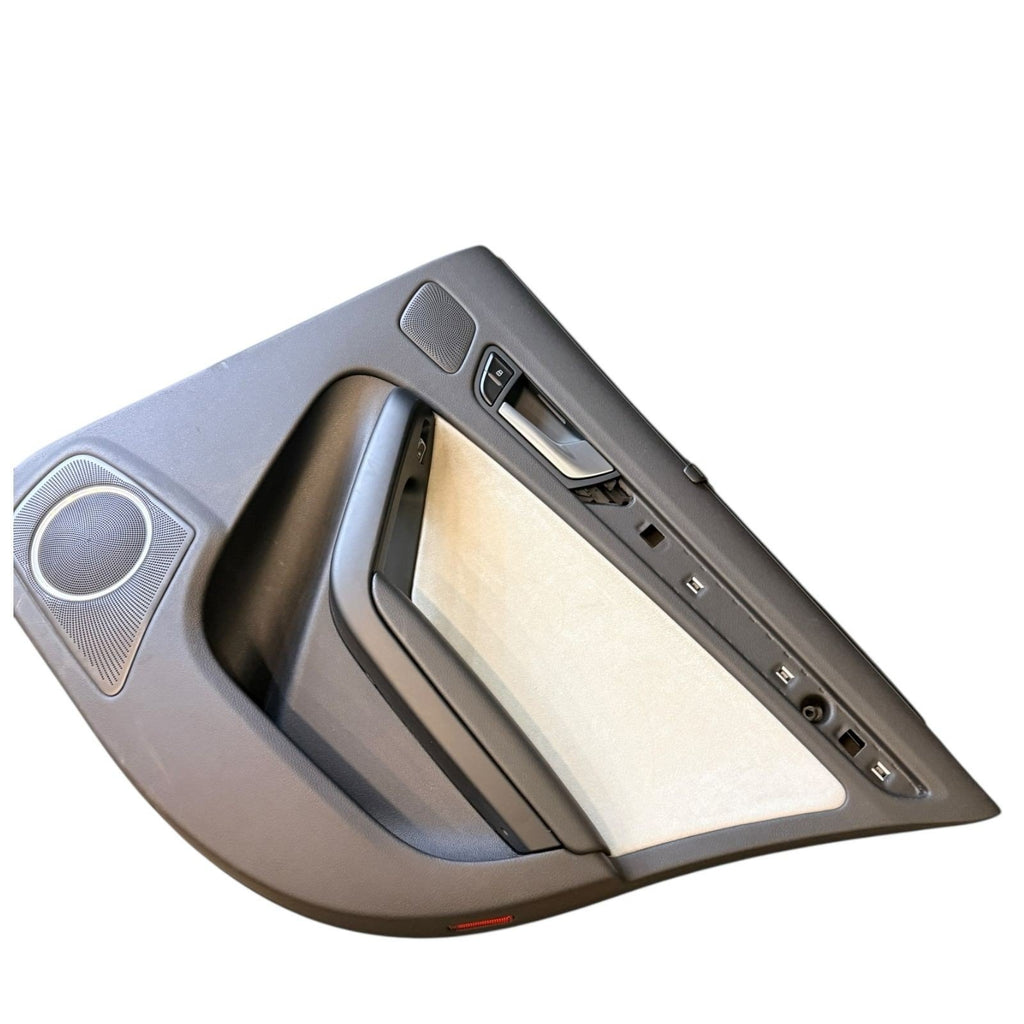 2009-2016 AUDI S4 FRONT & REAR DOOR PANELS ALCANTARA SILVER PANDA OEM *NOTE*