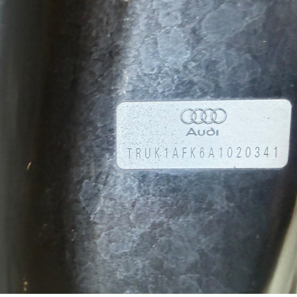 08-15 Audi TT TTS Front Hood Panel Phantom Black Pearl OEM *see Pics*