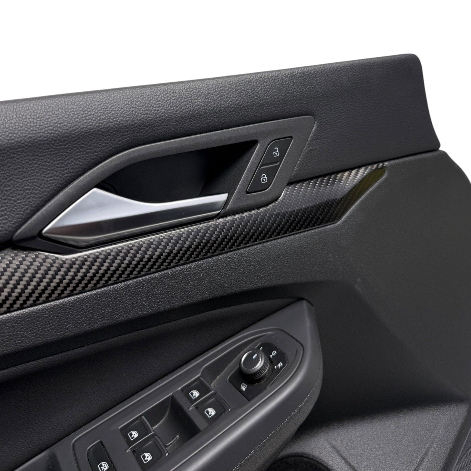2022-2025 VW GOLF R Front Left Driver Side Door Panel With Carbon Fiber Trim OEM