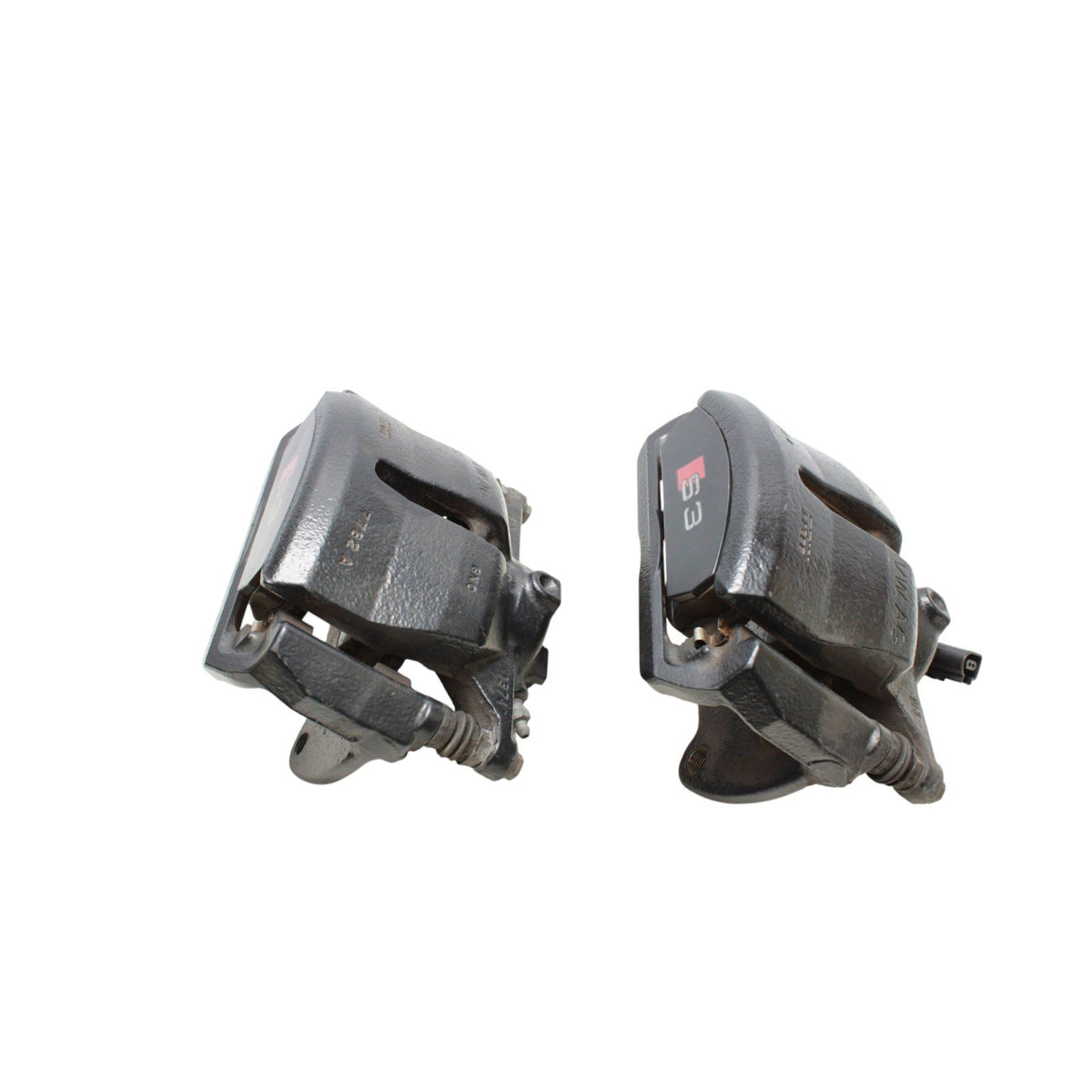 2015-2020 Audi S3 Front Left and Right Brake Caliper Set Black OEM 340mm