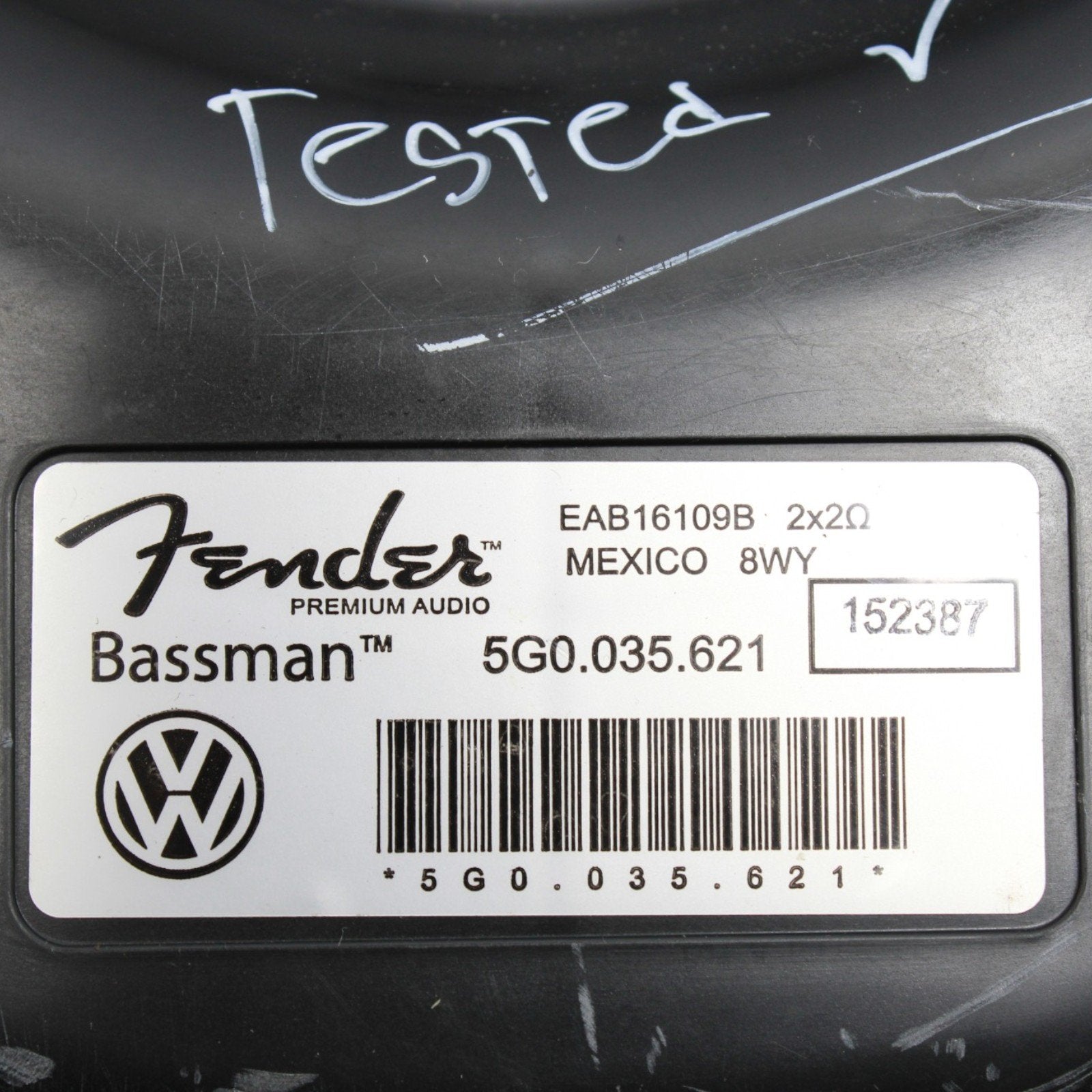 2015-2021 Volkswagen Golf GTI Fender Bassman Rear Subwoofer 5G0035621 OEM
