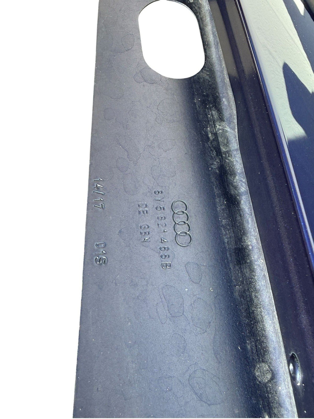Front Fender RH Pass Navarra Blue LX5H 15-20 Audi A3 S3 8V5821106A *has damage*